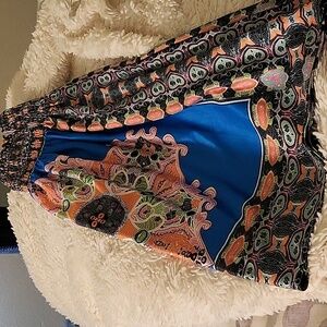 Buy1 Ge1 Free BohemianBlue Patterned Women's Dress